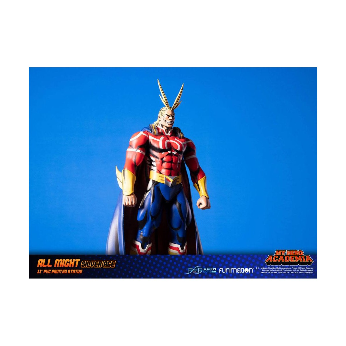 First 4 Figures - My Hero Academia - All Might Silver Age Standard Edition PVC Statue