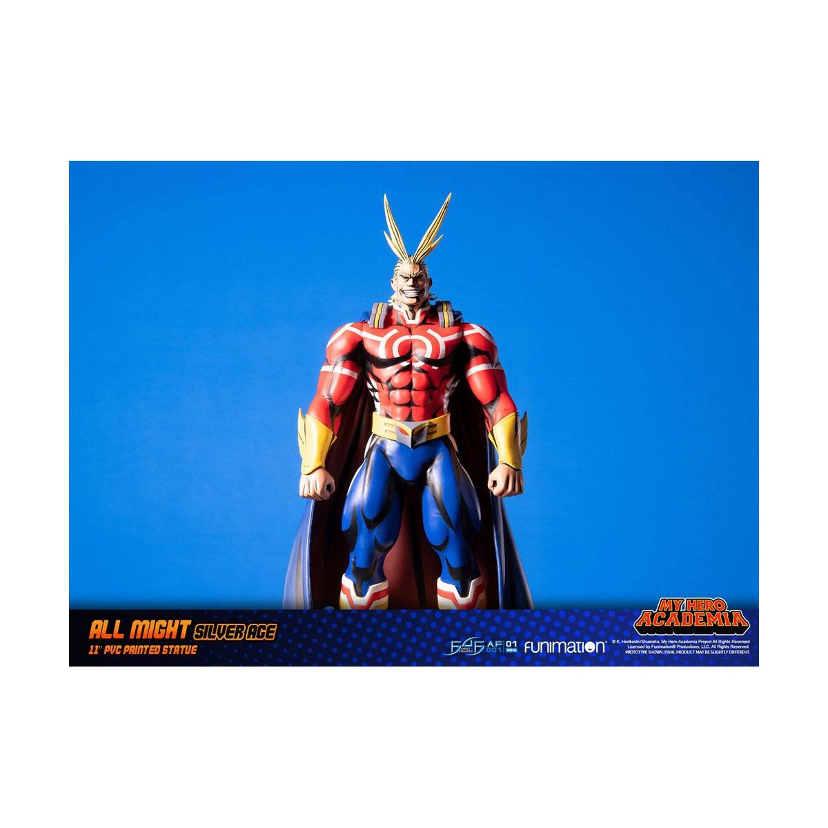 First 4 Figures - My Hero Academia - All Might Silver Age Standard Edition PVC Statue