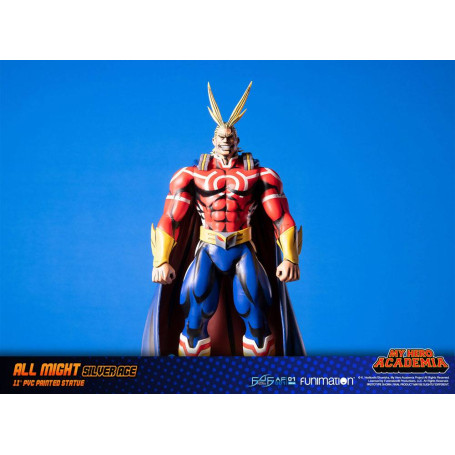 First 4 Figures - My Hero Academia - All Might Silver Age Standard Edition PVC Statue