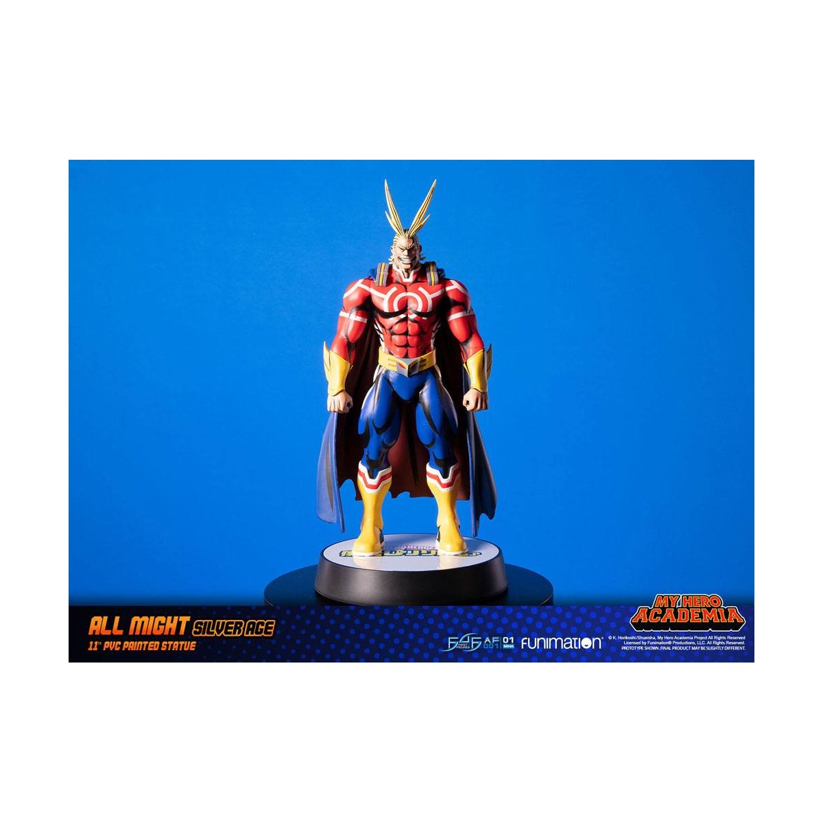 First 4 Figures - My Hero Academia - All Might Silver Age Standard Edition PVC Statue