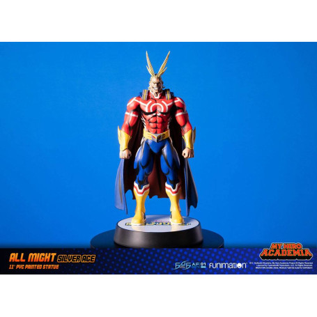 First 4 Figures - My Hero Academia - All Might Silver Age Standard Edition PVC Statue