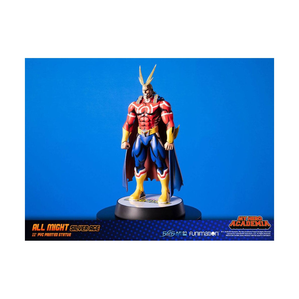 First 4 Figures - My Hero Academia - All Might Silver Age Standard Edition PVC Statue