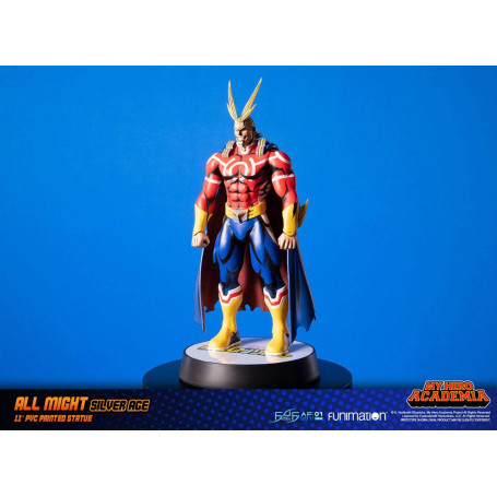 First 4 Figures - My Hero Academia - All Might Silver Age Standard Edition PVC Statue