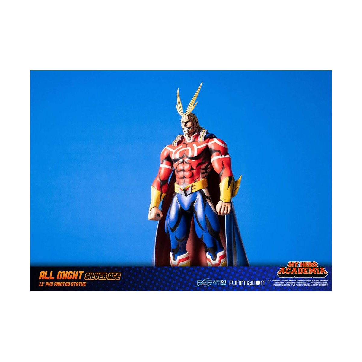 First 4 Figures - My Hero Academia - All Might Silver Age Standard Edition PVC Statue
