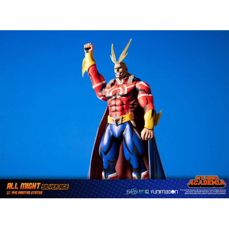 First 4 Figures - My Hero Academia - All Might Silver Age Standard Edition PVC Statue