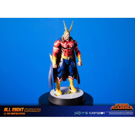 First 4 Figures - My Hero Academia - All Might Silver Age Standard Edition PVC Statue