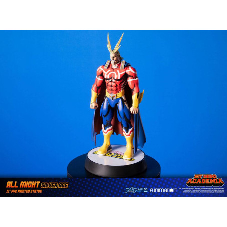 First 4 Figures - My Hero Academia - All Might Silver Age Standard Edition PVC Statue