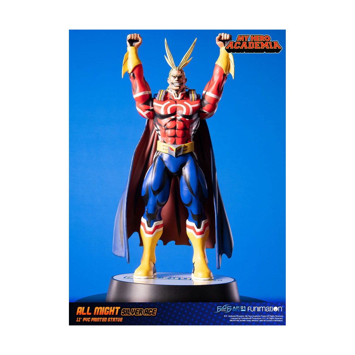 First 4 Figures - My Hero Academia - All Might Silver Age Standard Edition PVC Statue