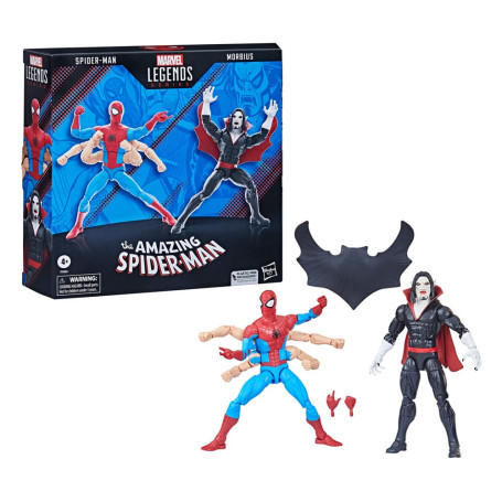 Marvel Legends The Amazing Spider-Man - 6 arms Spider-Man & Morbius 2 pack