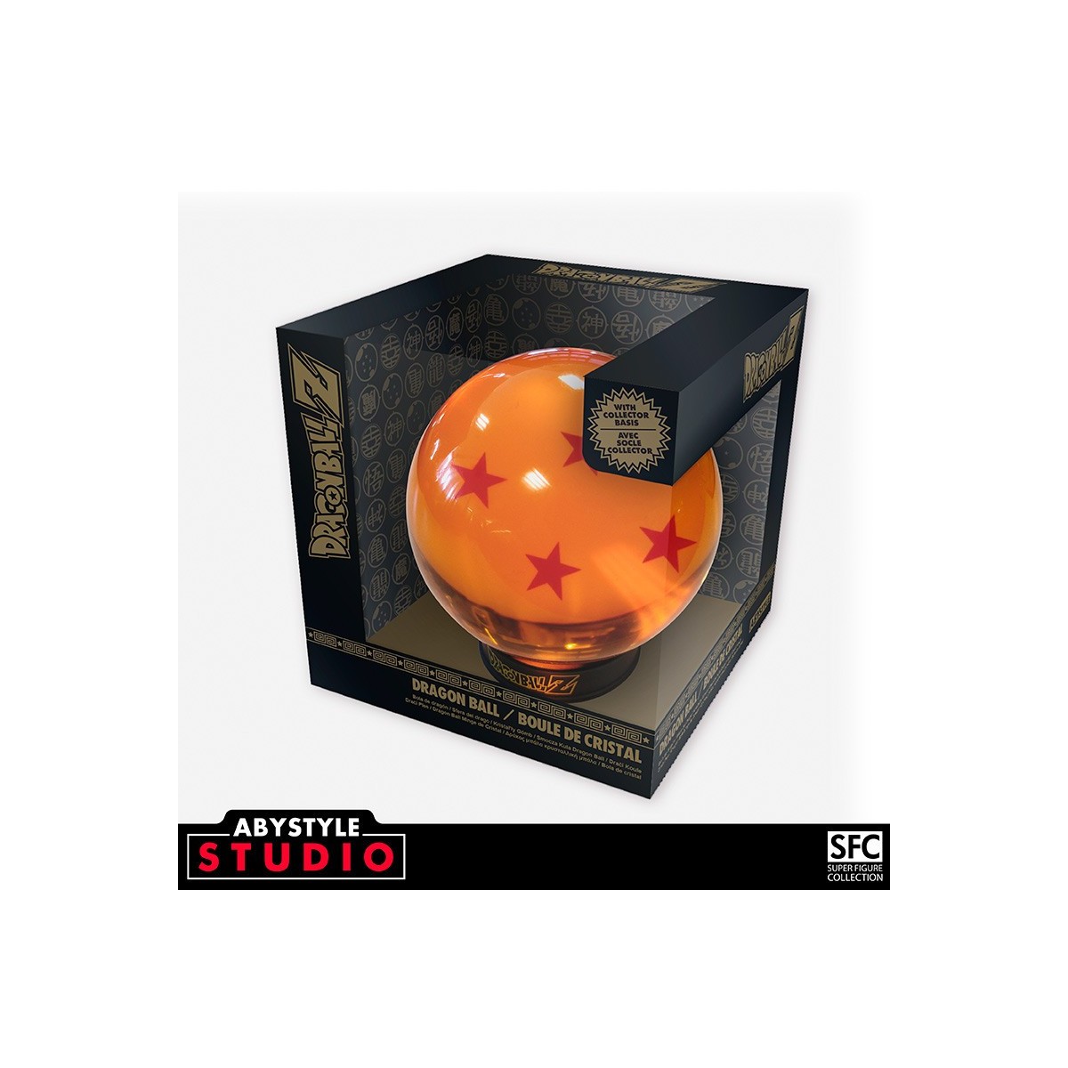 ABYstyle - Dragon Ball Z - DRAGON BALL - 4 star crystal ball 75 mm + base