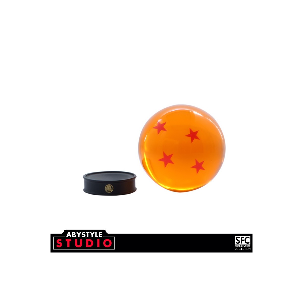 ABYstyle - Dragon Ball Z - DRAGON BALL - 4 star crystal ball 75 mm + base