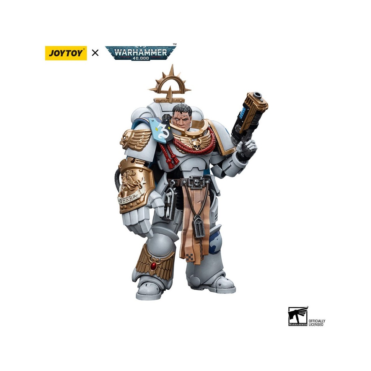 JoyToy Space Marines - White Consuls - Captain Messinius 1/18 - Warhammer 40K