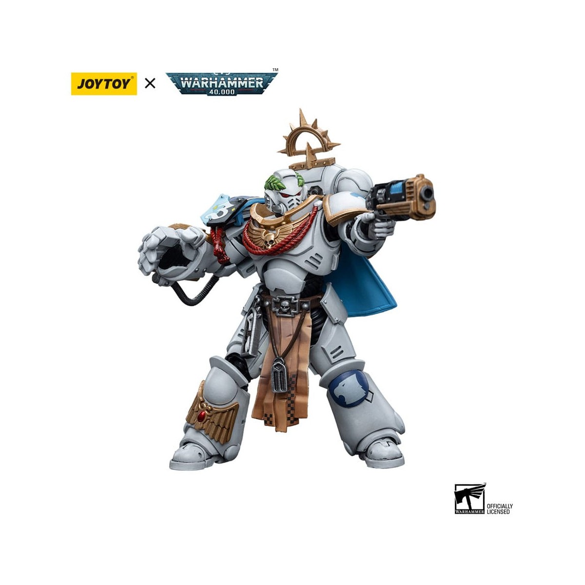 JoyToy Space Marines - White Consuls - Captain Messinius 1/18 - Warhammer 40K