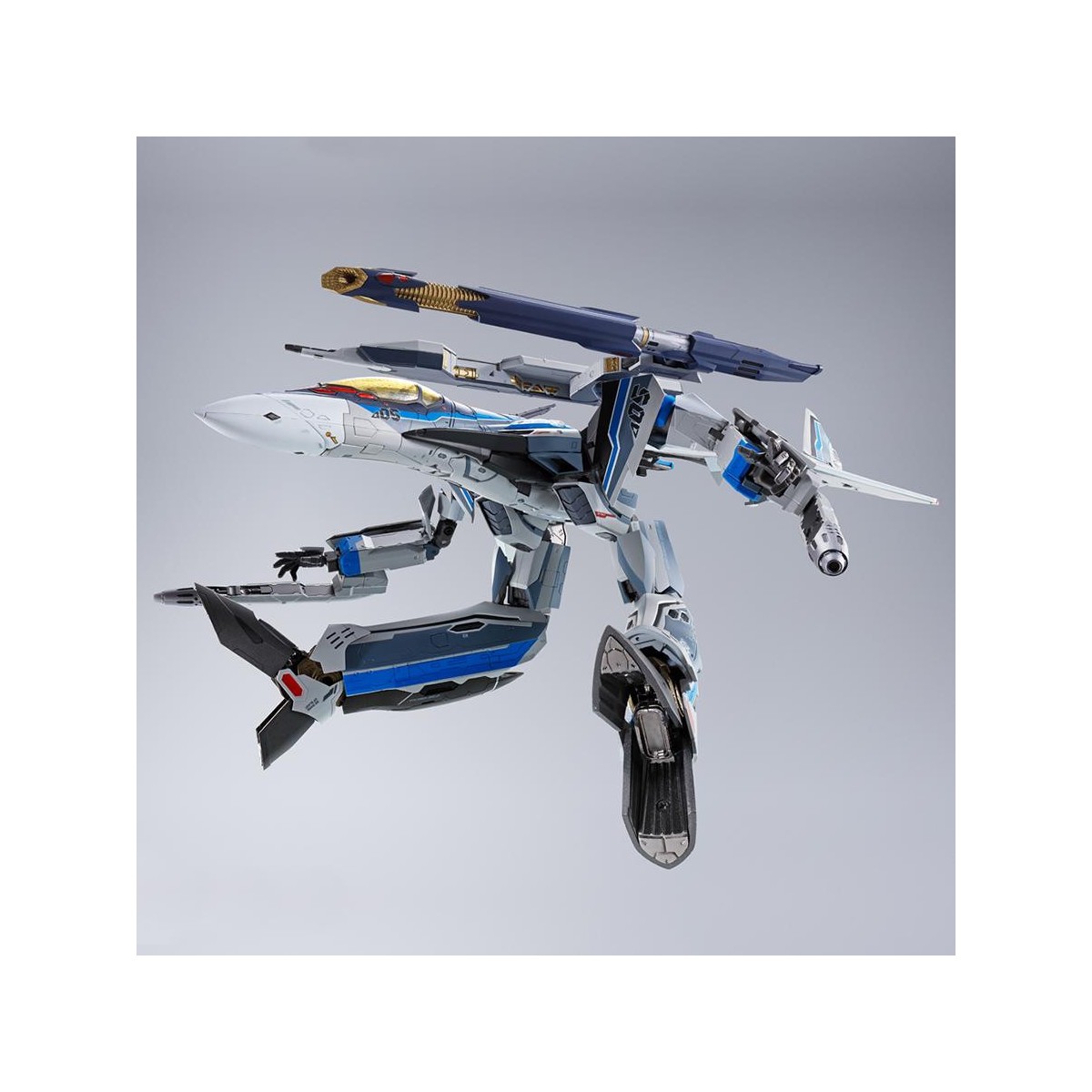 Tamashii Bandai - VF-31AX (Hayate Immelmann Use) Kairos-Plus DX Chogokin - Macross Delta: Absolute Live!!!!!!
