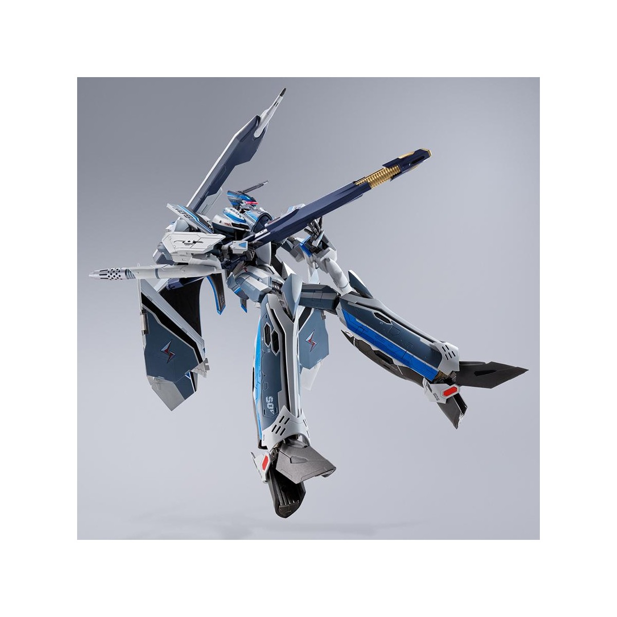 Tamashii Bandai - VF-31AX (Hayate Immelmann Use) Kairos-Plus DX Chogokin - Macross Delta: Absolute Live!!!!!!