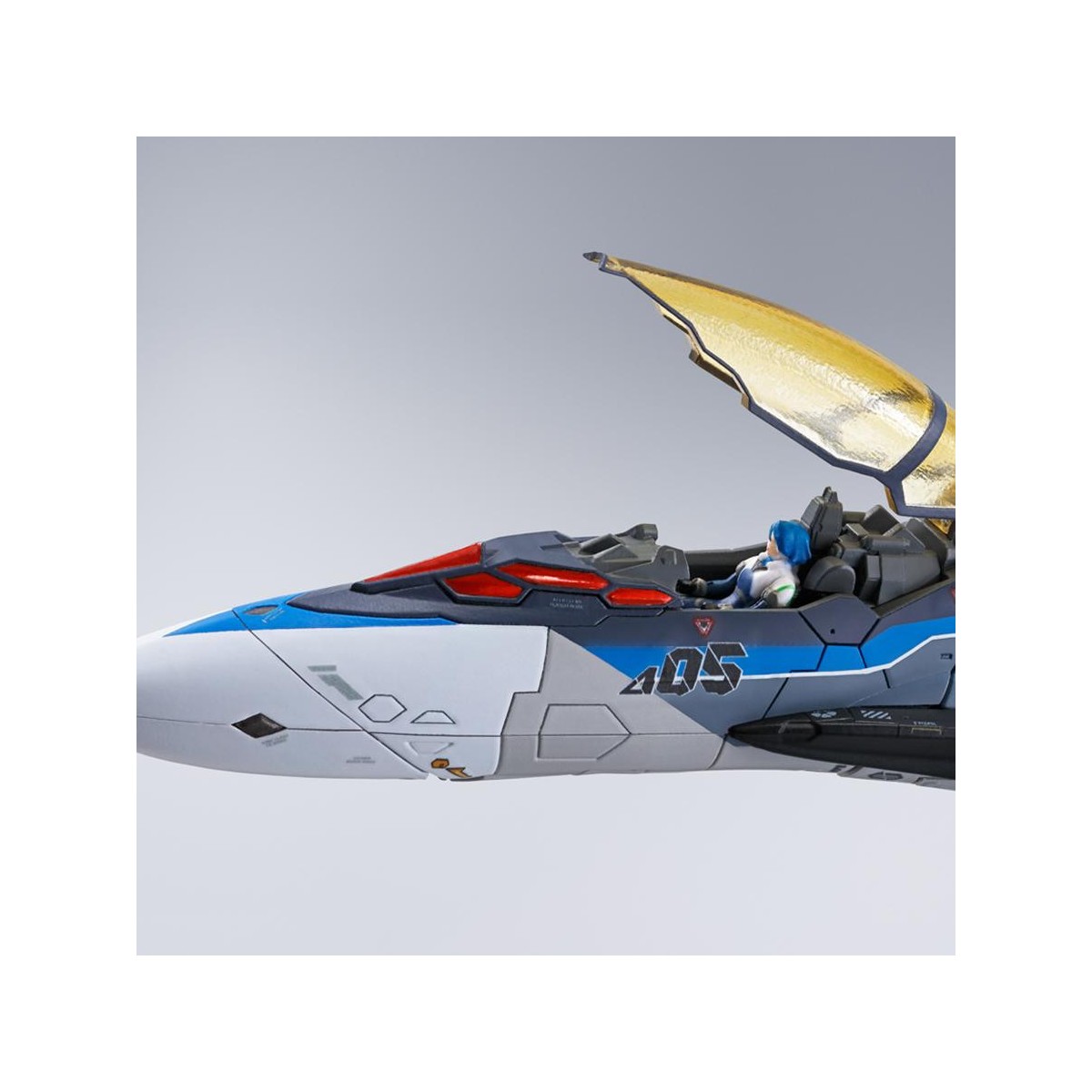 Tamashii Bandai - VF-31AX (Hayate Immelmann Use) Kairos-Plus DX Chogokin - Macross Delta: Absolute Live!!!!!!