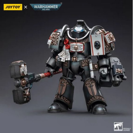 JoyToy Space marines - Grey Knights - Nemesis Dreadknight with Grey Knight 1/18 - Warhammer 40K