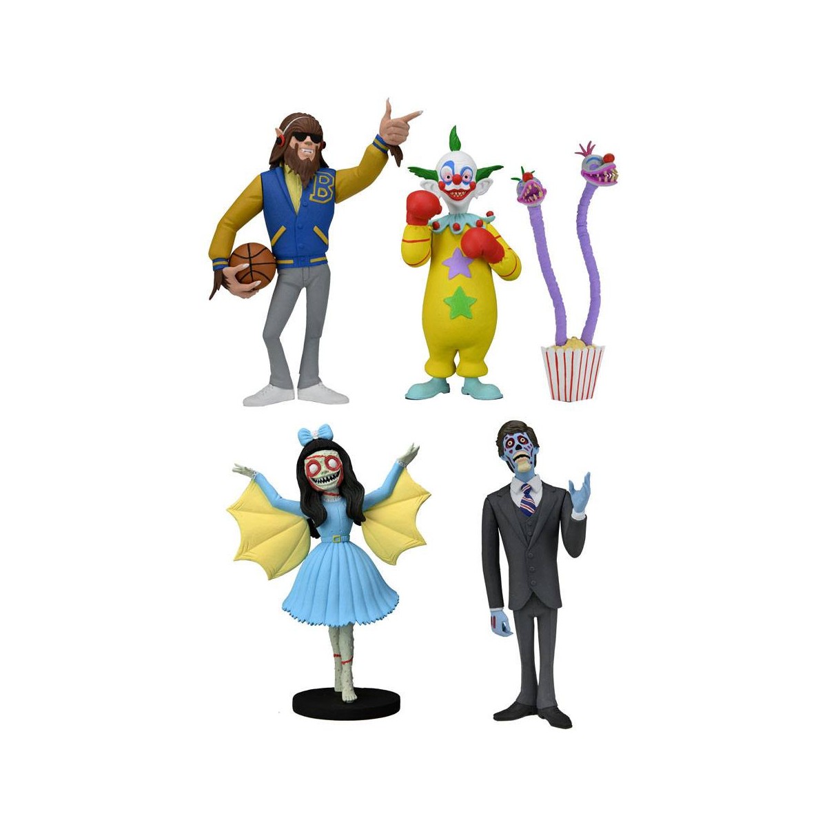 Neca - Toony Terrors - Shorty - Ghouliana - Teen Wolf - Alien in suit - Serie 7