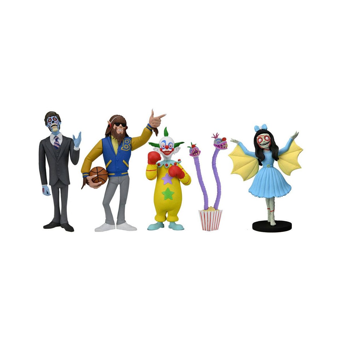 Neca - Toony Terrors - Shorty - Ghouliana - Teen Wolf - Alien in suit - Serie 7