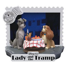 Beast Kingdom Disney - D-Stage PVC Diorama Beauty and the Tramp - Disney 100 Years of Wonder