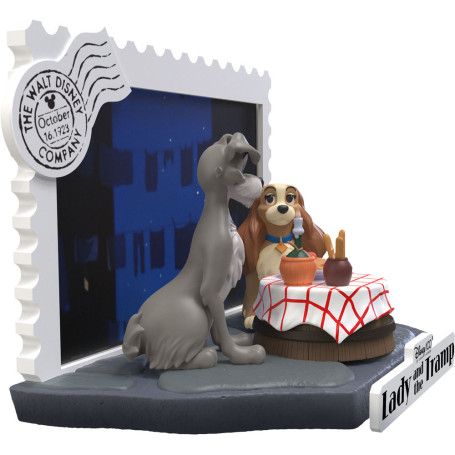 Beast Kingdom Disney - D-Stage PVC Diorama Beauty and the Tramp - Disney 100 Years of Wonder
