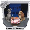 Beast Kingdom Disney - D-Stage PVC Diorama Beauty and the Tramp - Disney 100 Years of Wonder