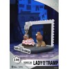 Beast Kingdom Disney - D-Stage PVC Diorama Beauty and the Tramp - Disney 100 Years of Wonder