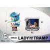 Beast Kingdom Disney - D-Stage PVC Diorama Beauty and the Tramp - Disney 100 Years of Wonder