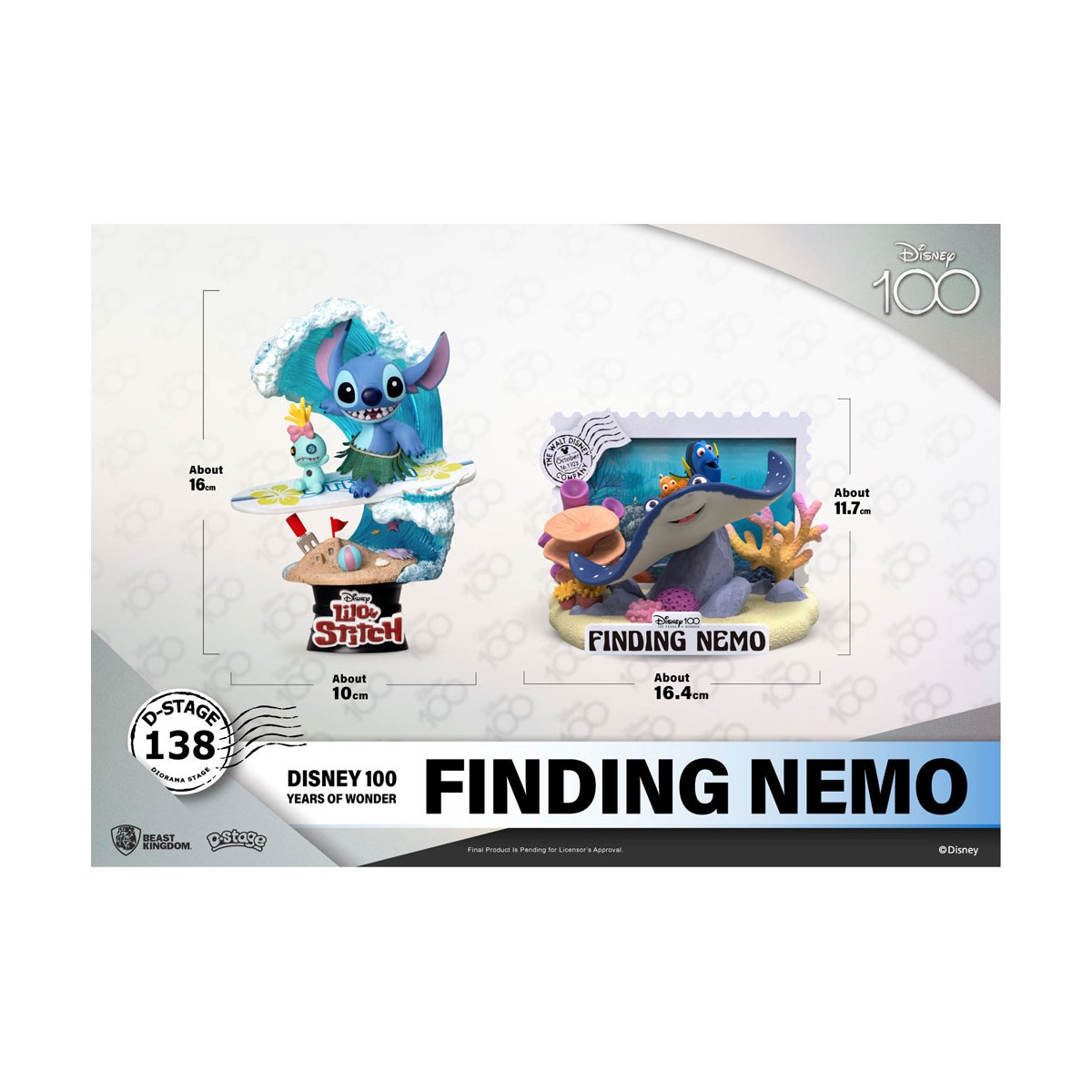 Beast Kingdom Disney - D-Stage PVC Diorama World of Nemo - Disney 100 Years of Wonder