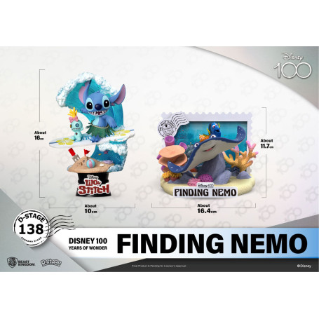 Beast Kingdom Disney - D-Stage PVC Diorama World of Nemo - Disney 100 Years of Wonder