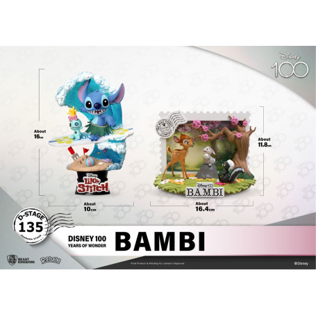 Beast Kingdom Disney - D-Stage PVC Diorama Bambi - Disney 100 Years of Wonder