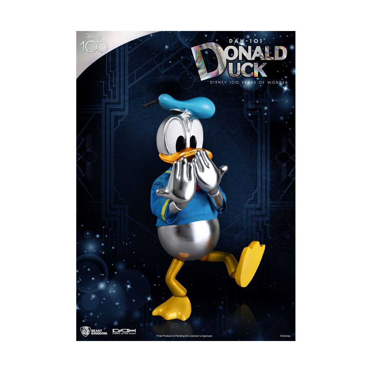 Beast Kingdom Disney 100 Years of Wonder - Donald Duck - Dynamic Action Heroes 1/9 - D100