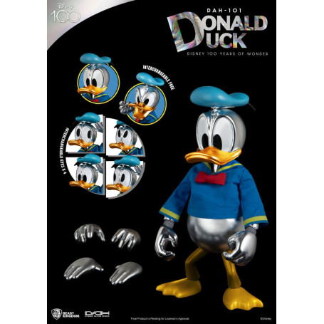 Beast Kingdom Disney 100 Years of Wonder - Donald Duck - Dynamic Action Heroes 1/9 - D100