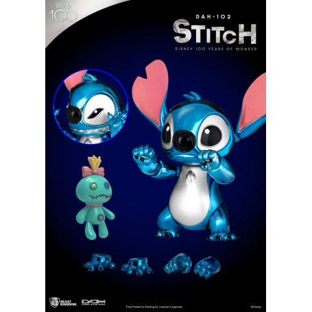 Beast Kingdom Disney 100 Years of Wonder - Lilo & Stitch - Stitch - Dynamic Action Heroes 1/9 - D100