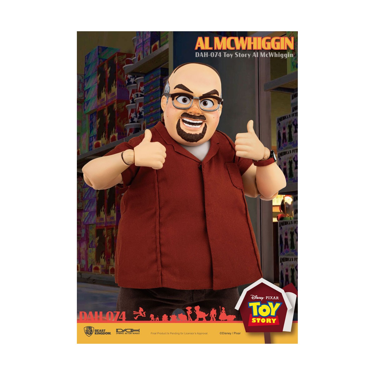 Beast Kingdom - Toy Story 2 Al Mcwhiggn - Dynamic Action Heroes figure 1/9