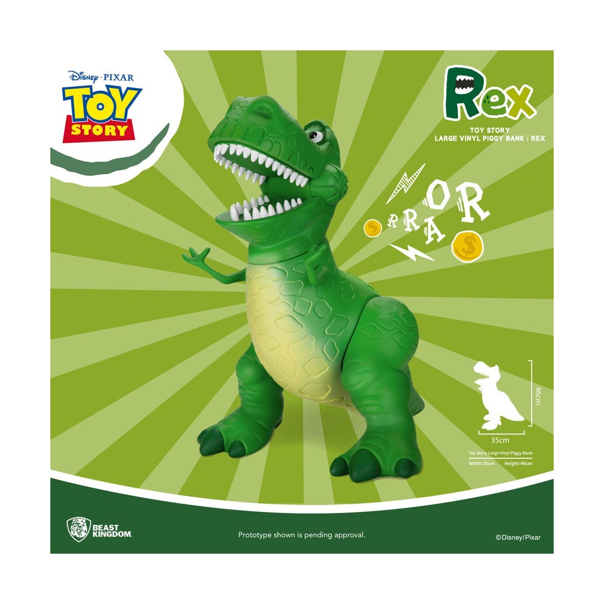 Beast Kingdom Toy Story giant money box - Rex
