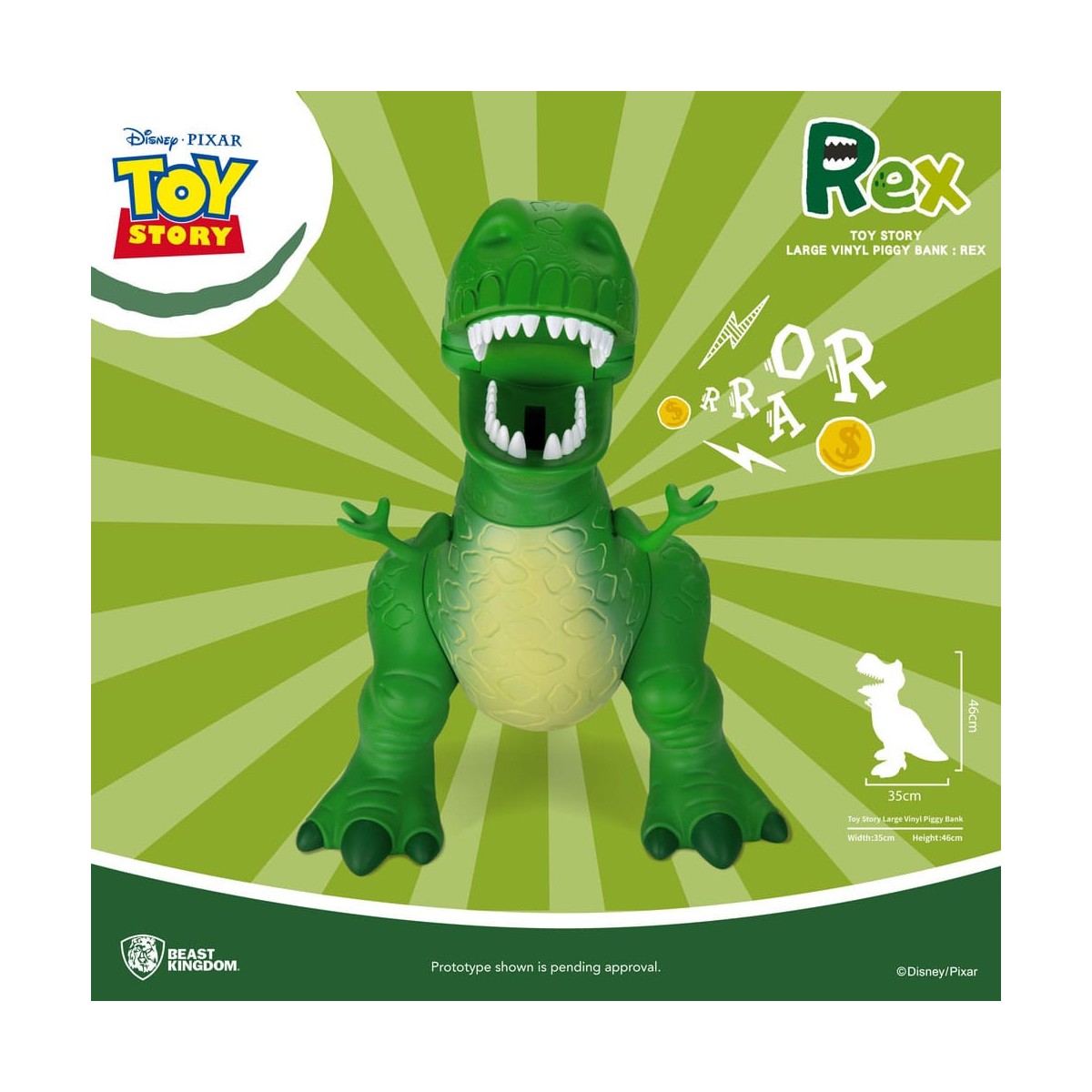 Beast Kingdom Toy Story giant money box - Rex