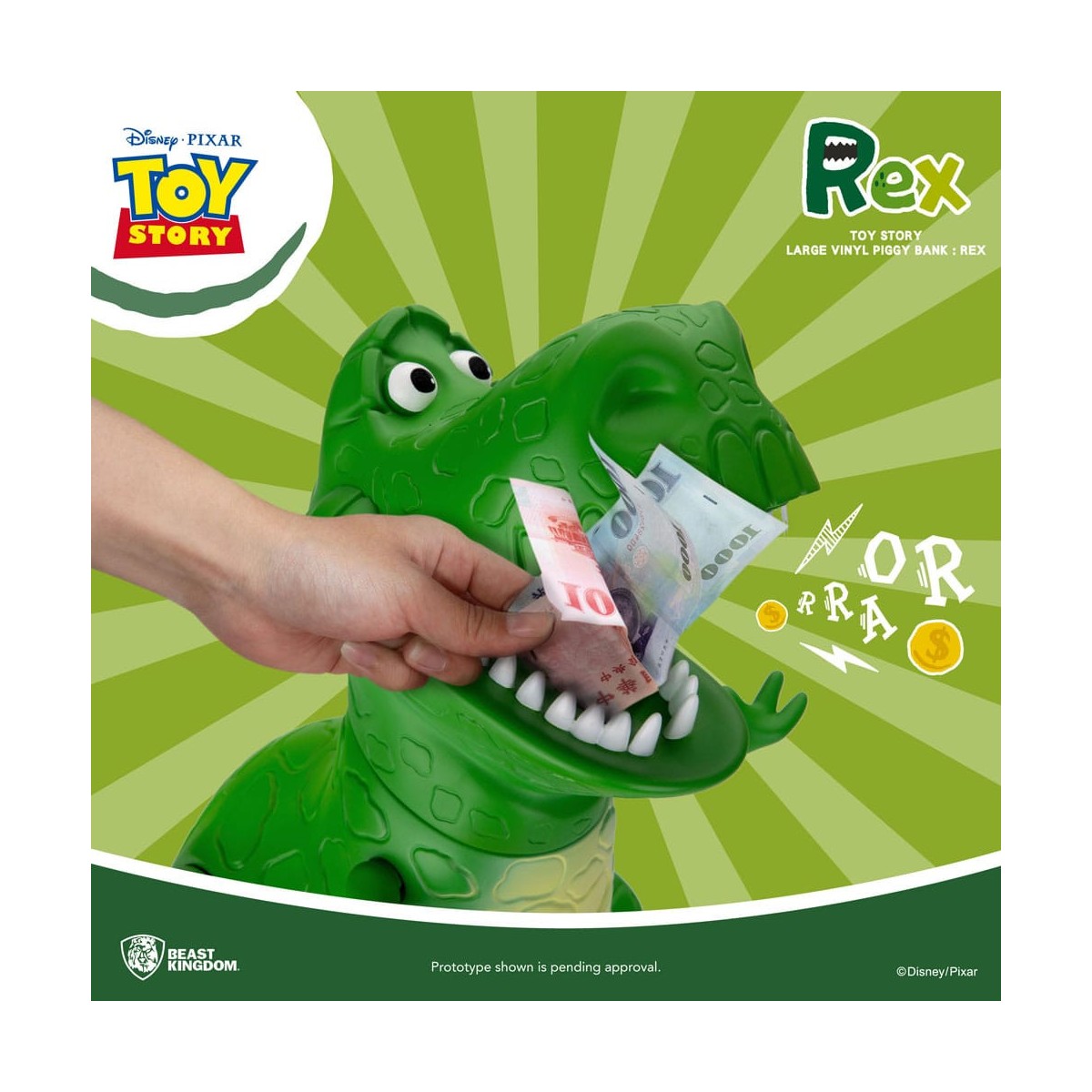 Beast Kingdom Toy Story giant money box - Rex