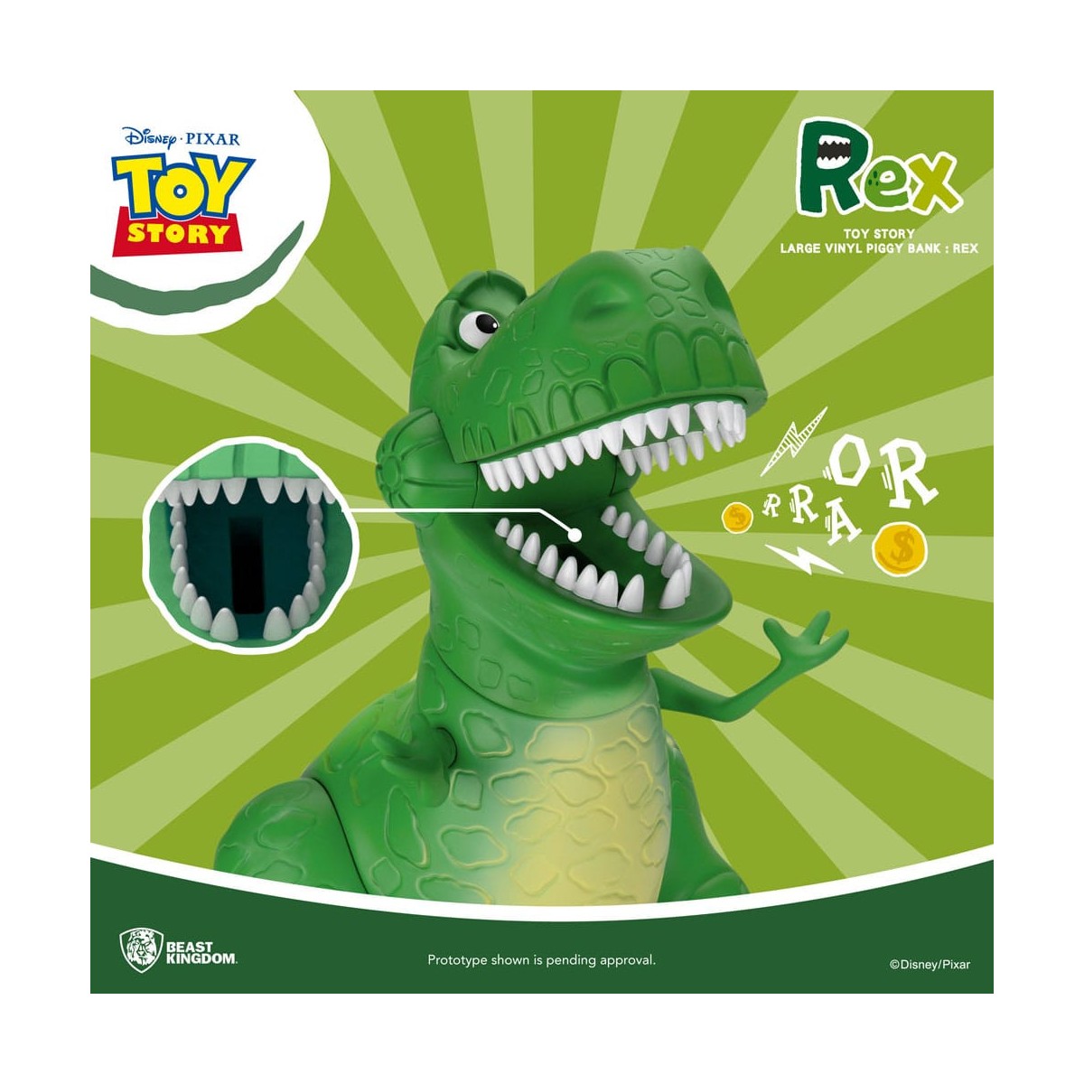 Beast Kingdom Toy Story giant money box - Rex