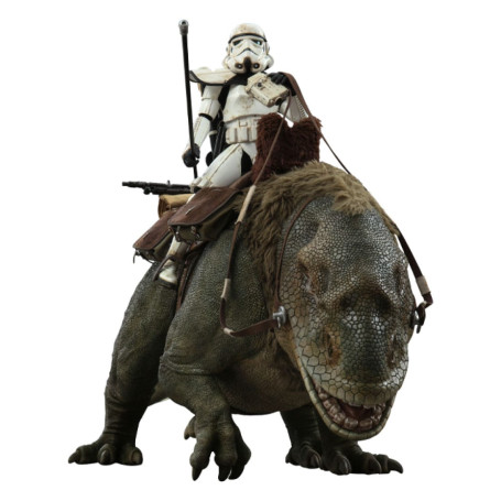 Hot Toys Star Wars - Pack 2 figures 1/6 Sandtrooper Sergeant & Dewback - Episode IV